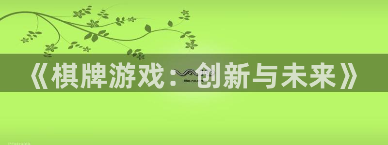 bg大游啤酒怎么样：《棋牌游戏：创新与未来》